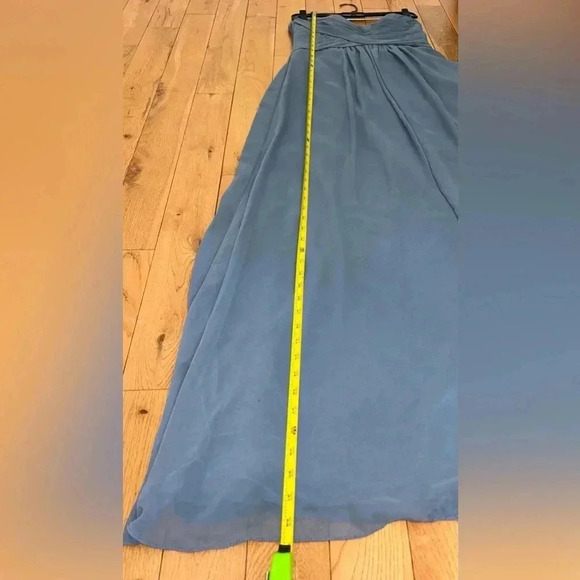 AZAZIE YAZMIN Twilight A-Line Sweetheart Neckline Chiffon Dress Size 6 - Picture 9 of 10